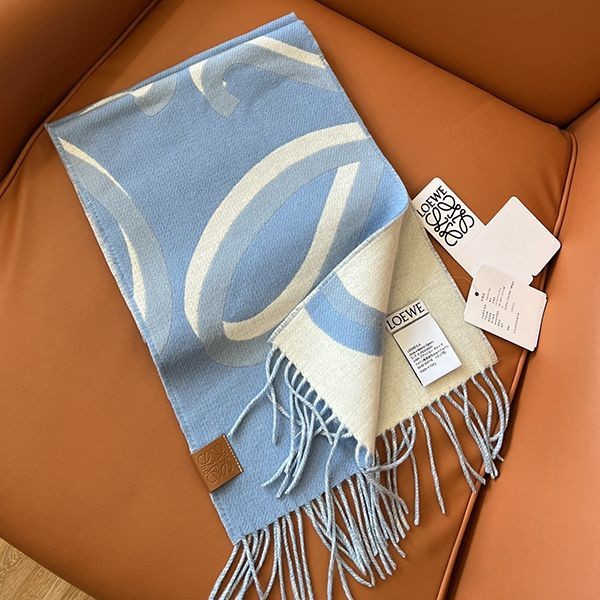 Attention ★ Loewe's popular Anagram wool & cashmere scarf replica loe78061