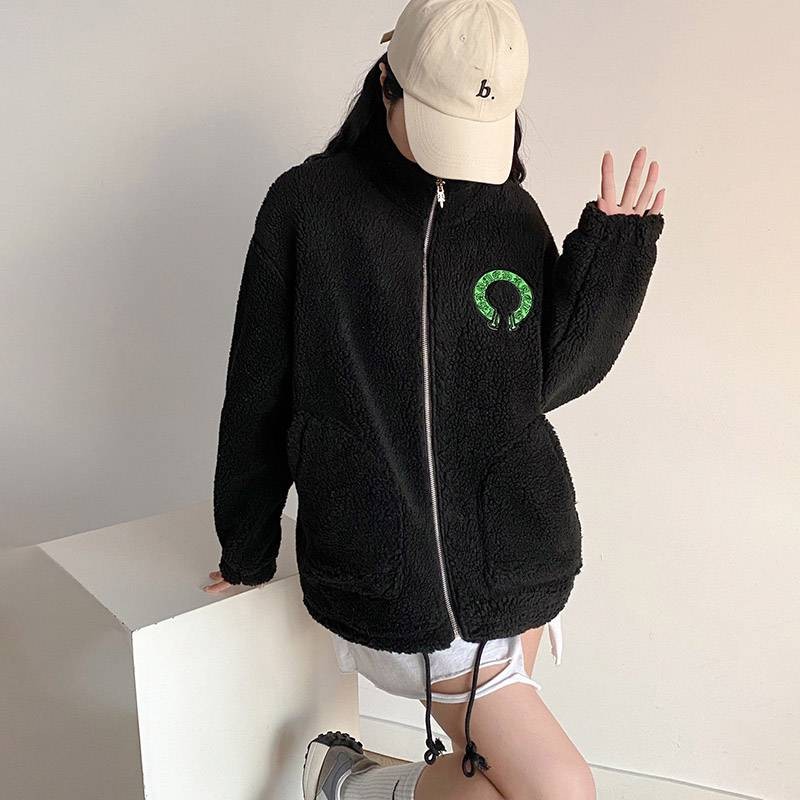 New for Autumn/Winter Chrome Hearts Jacket Replica Logo Zip-up Kuu17007