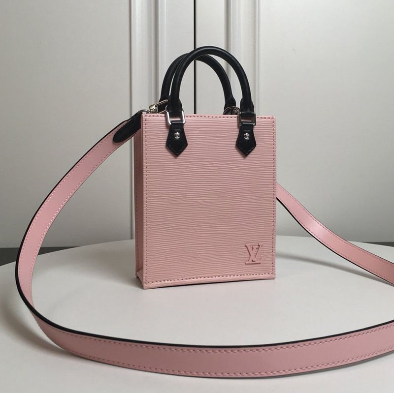 Louis Vuitton Petite Sac Plat Replica Epi Rose Ballerine Shoulder Bag M69575