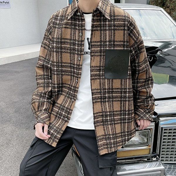 No.1 popular Chrome Hearts tweed jacket replica Kuw74465