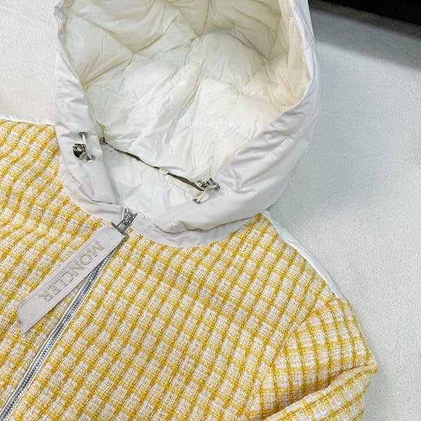 Secured Moncler REMONAY Tweed Down Jacket Replica mon95976