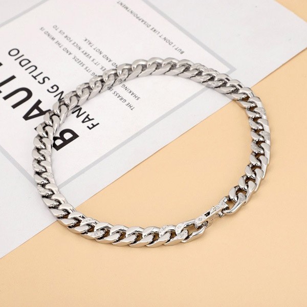 High quality Louis Vuitton necklace LV chain link fake metal vuy39012