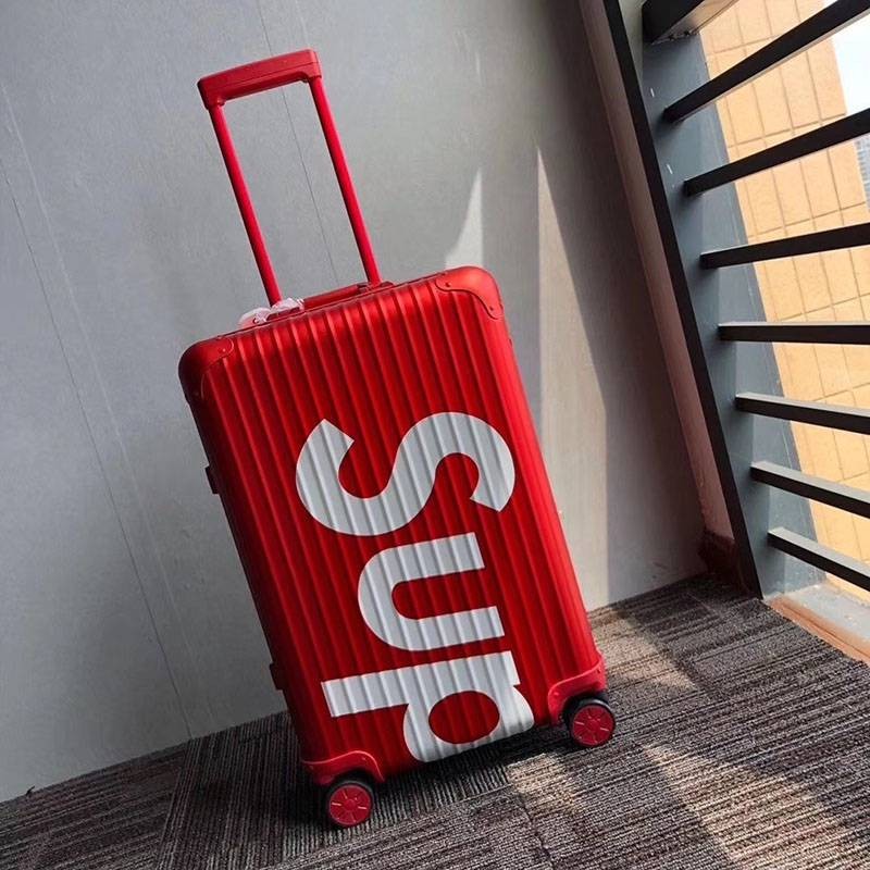 Supreme suitcase replica★Japan!! Popular! Rimowa collaboration suitcase rix09317