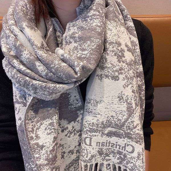 Dior Toile de Jouy Cashmere Scarf Grade N [Popular Item] dep72215
