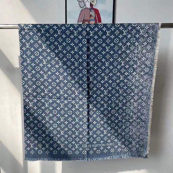 Classic and popular Louis Vuitton shawl? Monogram denim replica M71376 Classic and popular Louis Vuitton shawl? Monogram denim replica M71376