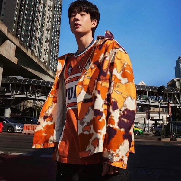 [Camouflage is cool?] Louis Vuitton Replica Cotton Hooded Blouson 1AF864