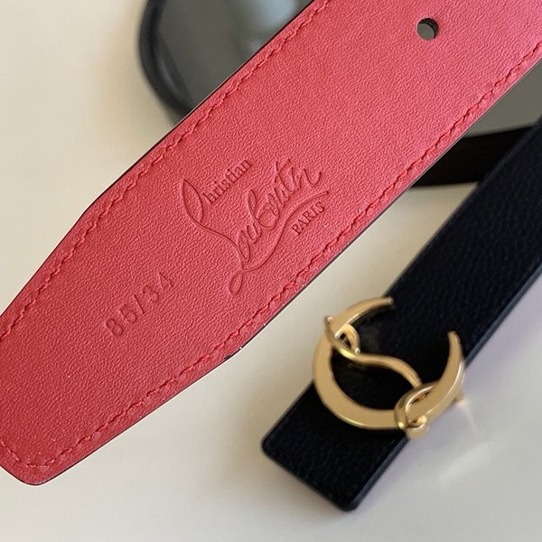 New color ☆ Rare Christian Louboutin belt copy 35mm Rua00882