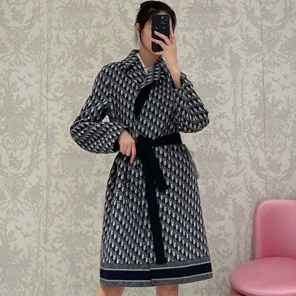 Popularity rising Dior elegant copy reversible wool coat deg63708