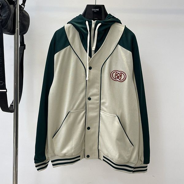 23FW Gucci GG Hooded Jacket Replica - Attention-grabbing! guq18043 23FW Gucci GG Hooded Jacket Replica - Attention-grabbing! guq18043