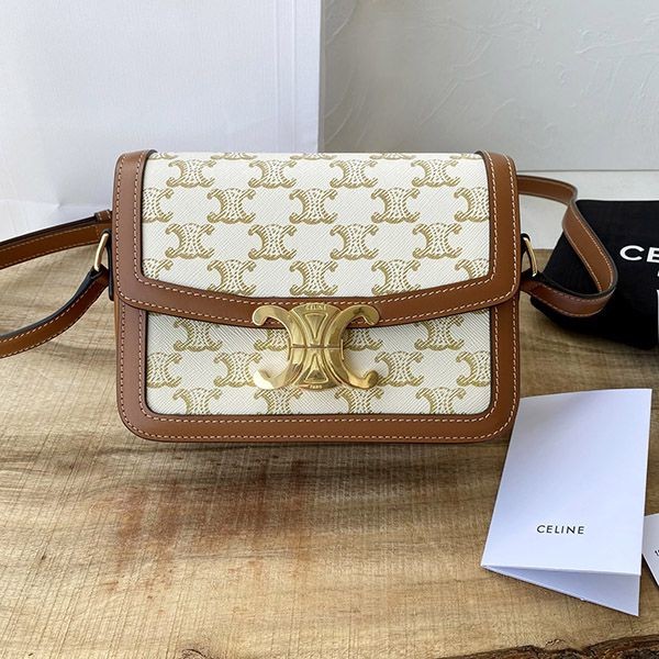 Celine Classic Triomphe Bag Replica White 2 Sizes 188882BZ401BC Celine Classic Triomphe Bag Replica White 2 Sizes 188882BZ401BC