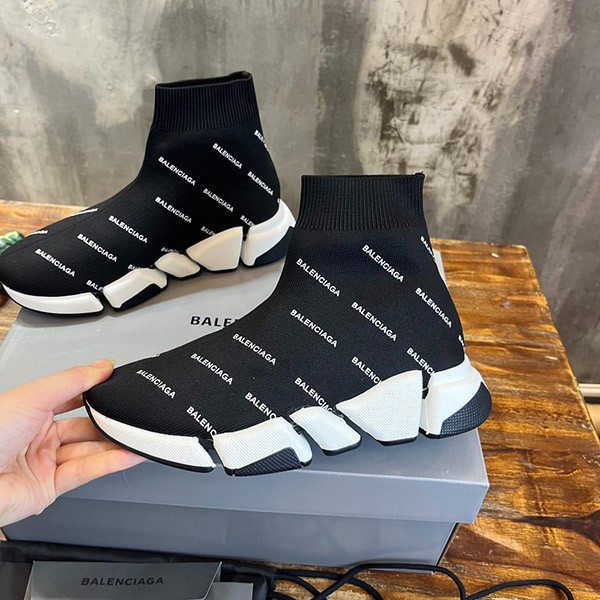 Balenciaga Speed Trainer Replica Printed Logo Knit Sneakers baz41662 Balenciaga Speed Trainer Replica Printed Logo Knit Sneakers baz41662