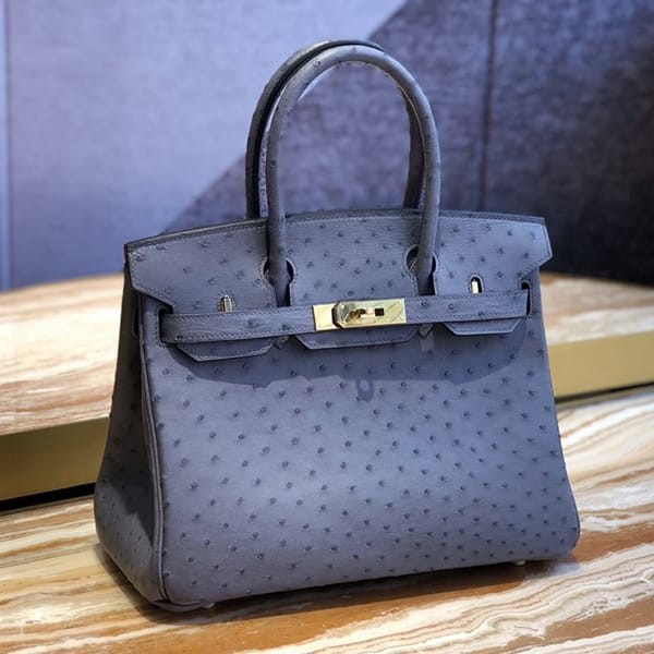 Secured Hermes Replica Birkin 30 Ostrich Gripere G Hardware era19185 Secured Hermes Replica Birkin 30 Ostrich Gripere G Hardware era19185