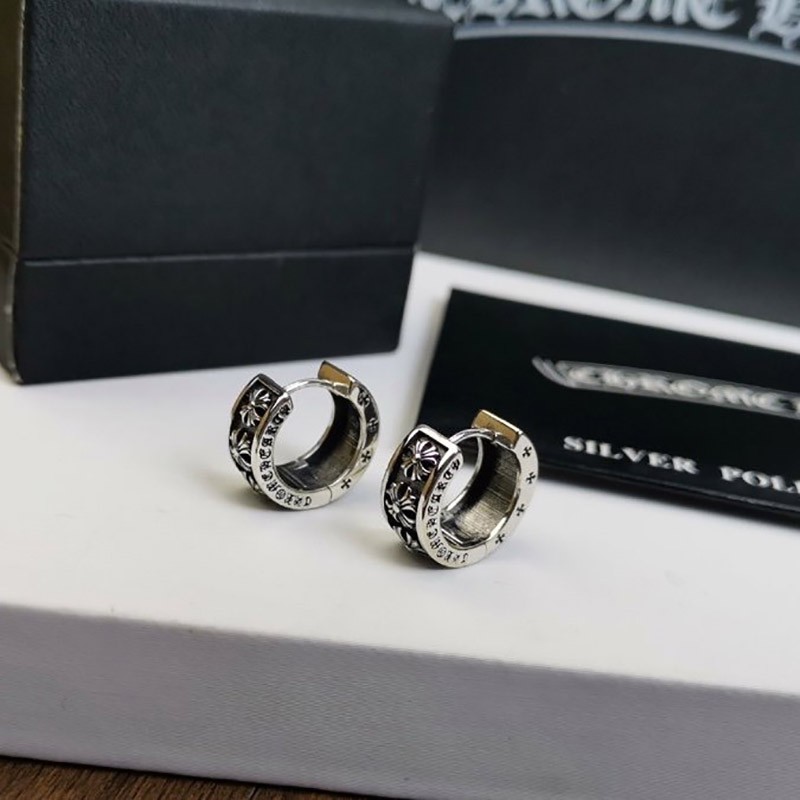 Competition: Chrome Hearts earrings replica narrow V-band earrings, one ear Kut13156