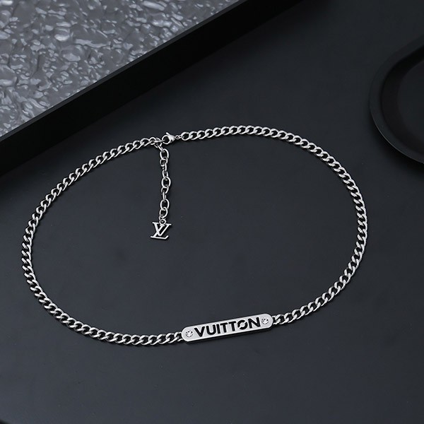 [For stylish men] Louis Vuitton necklace replica LV ID M01154