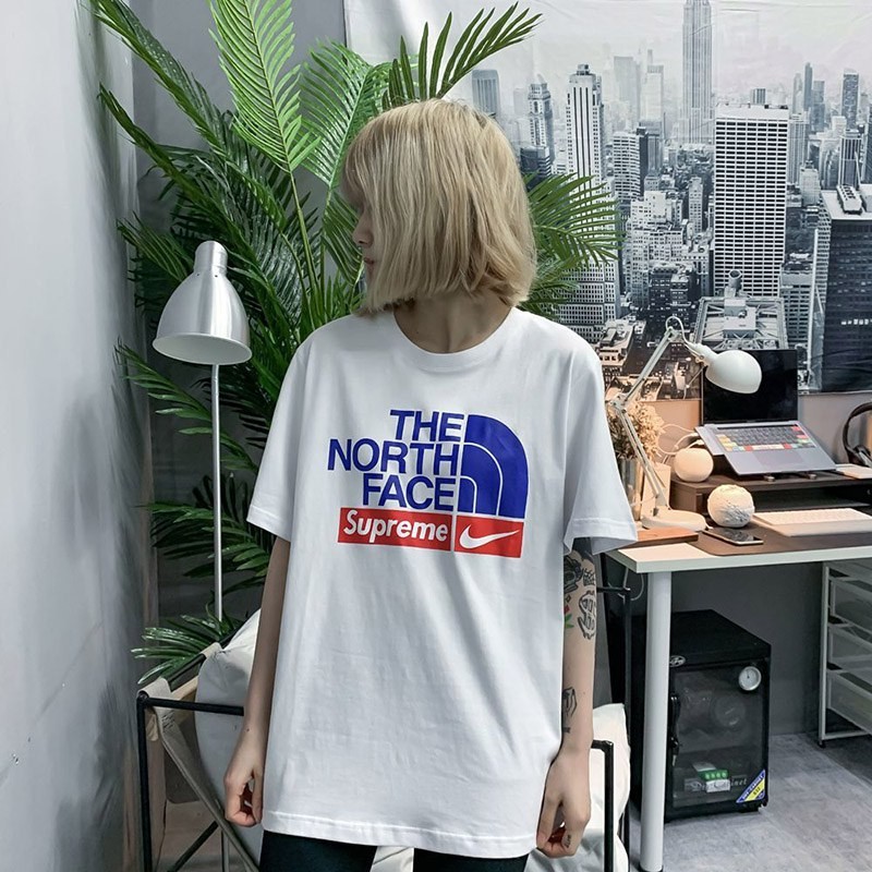 Hard to find Supreme x North Face x Nike collaboration ★ Special logo T-shirt Nom85360