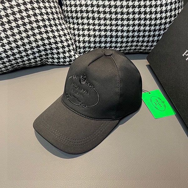 Free shipping Prada cap hat replica logo cap pus11743