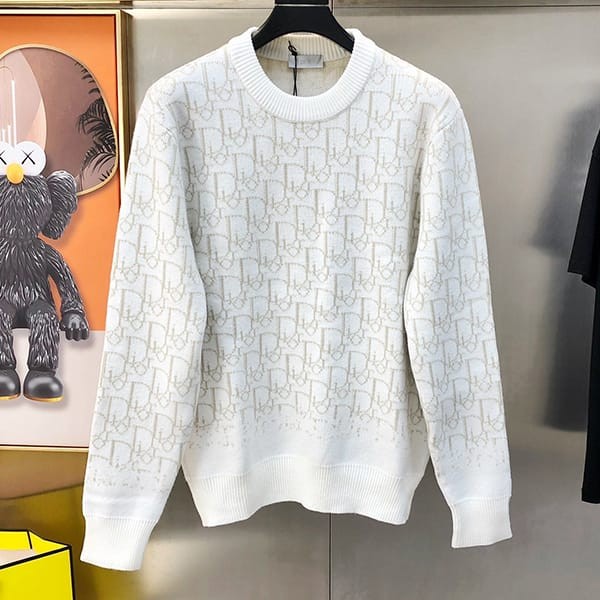 [Very versatile] Dior copy oblique crew neck sweater dee29185