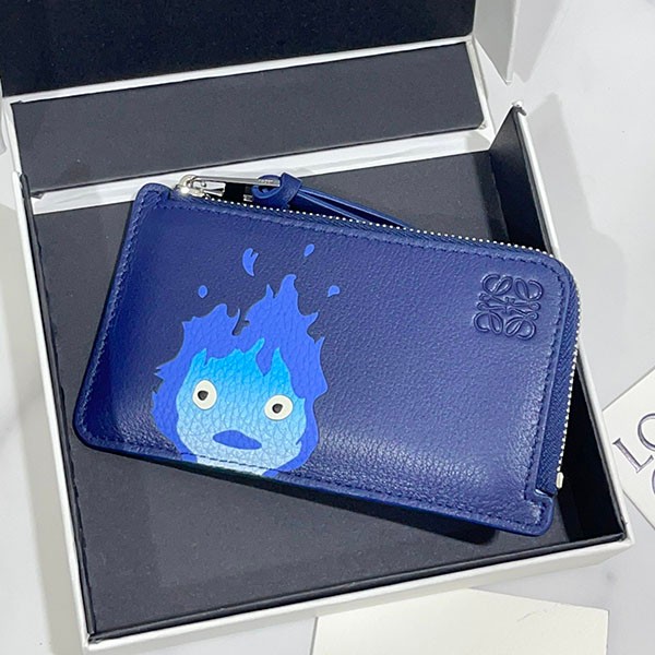 Loewe Replica x Howl's Moving Castle Coin & Card Holder lob24791 Loewe Replica x Howl's Moving Castle Coin & Card Holder lob24791