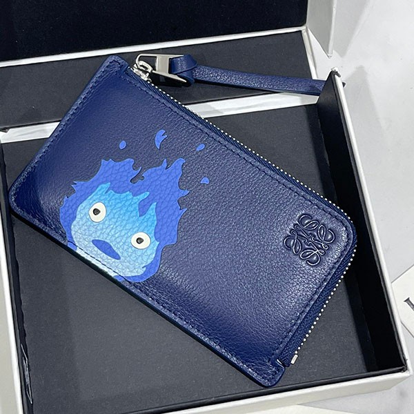 Loewe Replica x Howl's Moving Castle Coin & Card Holder lob24791