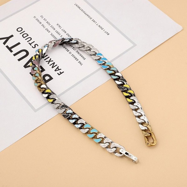 Louis Vuitton Collier?LV Chain Links Patches Necklace Replica/Choker vuh15097 Louis Vuitton Collier?LV Chain Links Patches Necklace Replica/Choker vuh15097