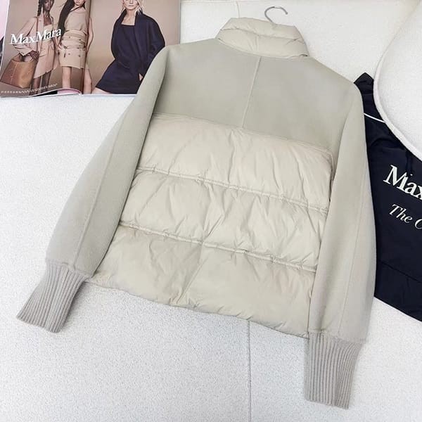 New design Max Mara replica logo pattern padded jacket mak74312