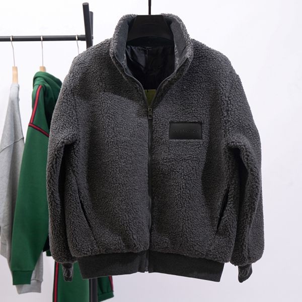 Almost sold out Louis Vuitton [Fleece blouson copy] Grey Monogram vun01762