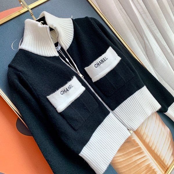 Stylish Chanel cardigan outerwear copy shw15603