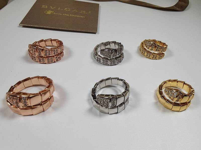 Very popular Bulgari Serpenti ring replica 18K gold Buc70832 Very popular Bulgari Serpenti ring replica 18K gold Buc70832