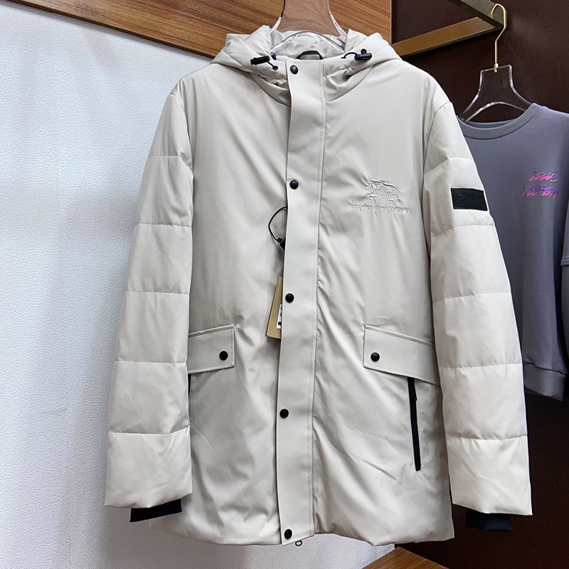 New Spring Burberry Detachable Hood Jacket Replica Bax77730