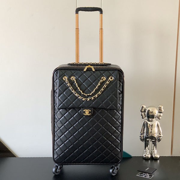 Chanel Replica Leather Matelasse Travel Carry Case shb10825