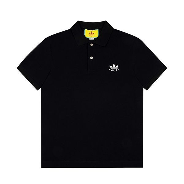 Cute daily outfit? Adidas x Gucci fake Trefoil print T-shirt guf72947 Cute daily outfit? Adidas x Gucci fake Trefoil print T-shirt guf72947