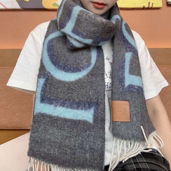 24 Autumn/Winter Pre-release☆Loewe Logo Wool & Mohair Scarf Fake F811257X0 24 Autumn/Winter Pre-release☆Loewe Logo Wool & Mohair Scarf Fake F811257X0
