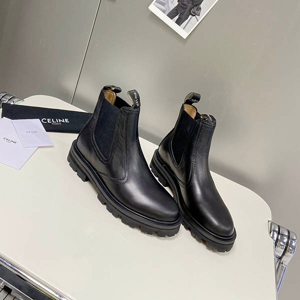 Attention ★ Celine Fake Margaret Black Chelsea Boots Ceb69730