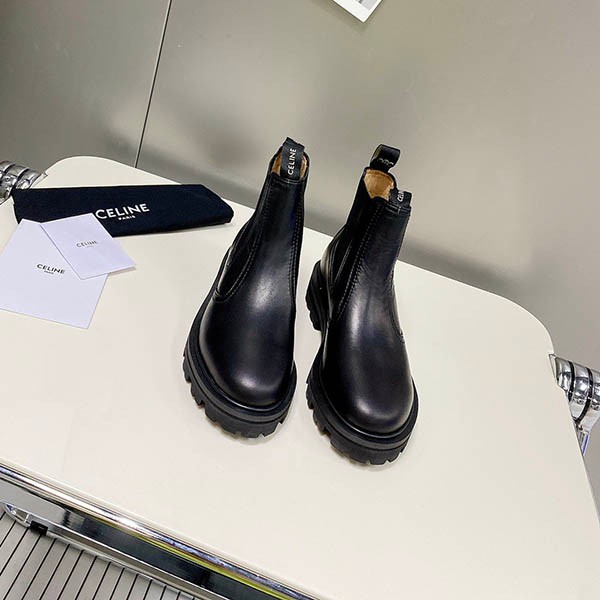 Attention ★ Celine Fake Margaret Black Chelsea Boots Ceb69730