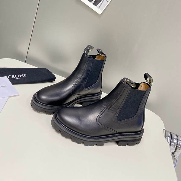Attention ★ Celine Fake Margaret Black Chelsea Boots Ceb69730