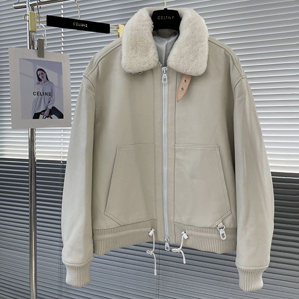 ☆Super popular☆Louis Vuitton Leather Aviator Jacket Replica 1A7Y8R