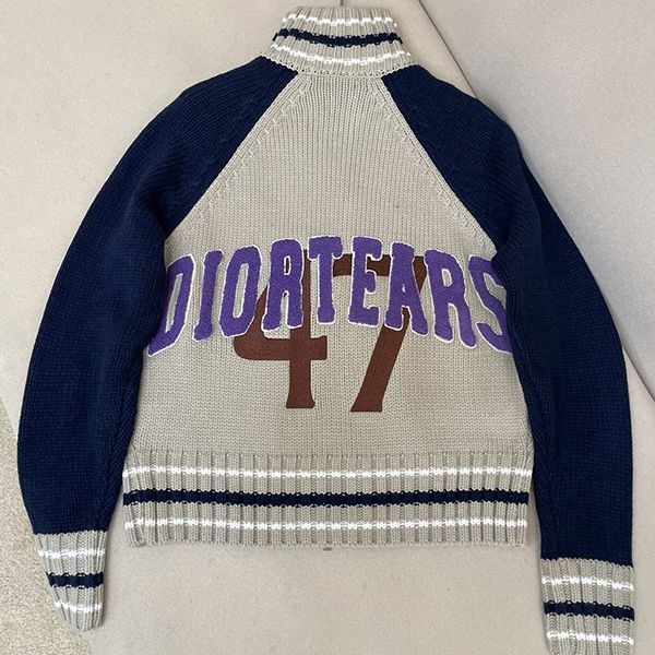 New and hard to find Dior TEARS 47 copy knit jacket dez30616