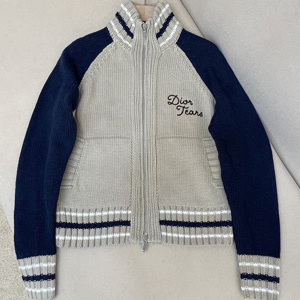 New and hard to find Dior TEARS 47 copy knit jacket dez30616