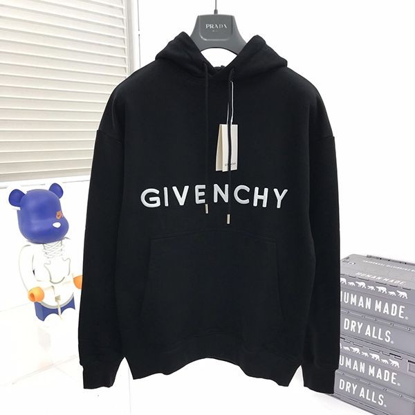 Sure to sell out [Givenchy fake] Light pink reverse logo hoodie jio31206