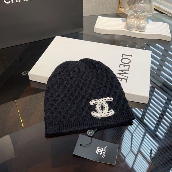 Popular Chanel knit hat replica with simple logo shl41757