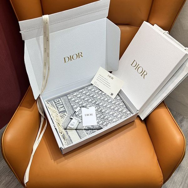 New 2024AW [Dior] Oblique reversible scarf, cheap dem50962