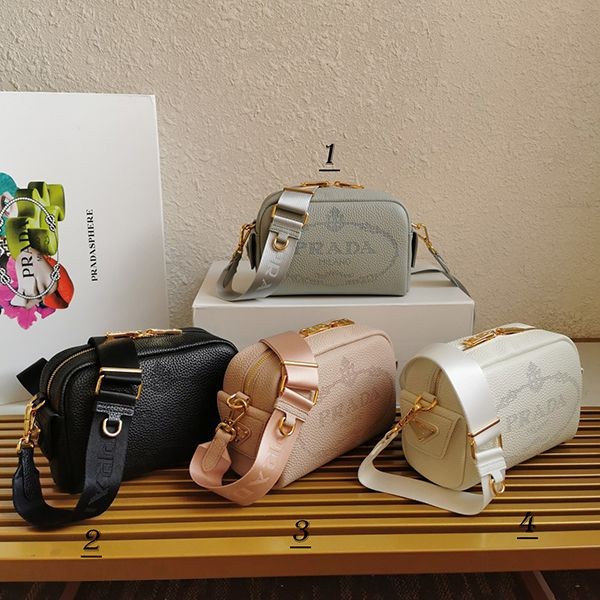 Best Price Prada Leather Top Handle Handbag Replica 4 Colors 1BB078 puy36225