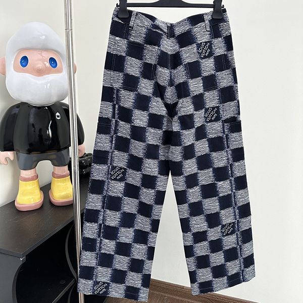 Sold out popular Louis Vuitton Damier workwear pants replica 1AFASB