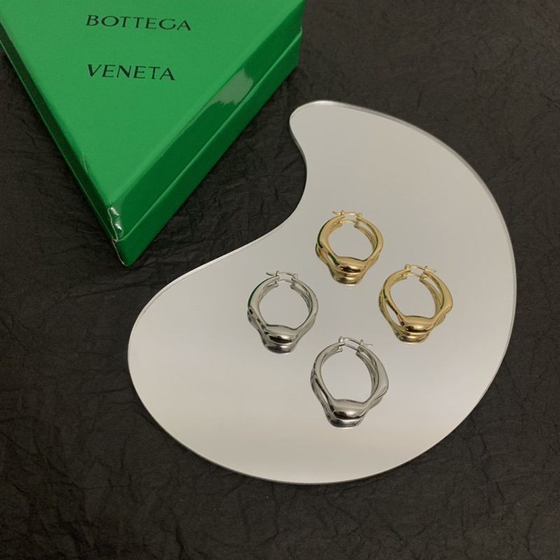 Bottega Veneta Men's Sparkling Gold Hoop Earrings in Rare Colors, Replica, 2 Colors, bog80514 Bottega Veneta Men's Sparkling Gold Hoop Earrings in Rare Colors, Replica, 2 Colors, bog80514