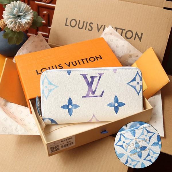 [Summery colors?] Louis Vuitton replica zippy wallet long wallet M82384