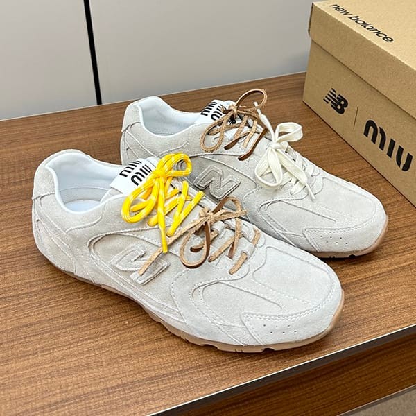 Free shipping Miu Miu and New Balance fake collaboration ★ denim sneakers myx22594
