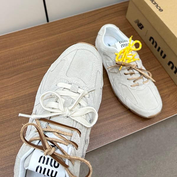 Free shipping Miu Miu and New Balance fake collaboration ★ denim sneakers myx22594