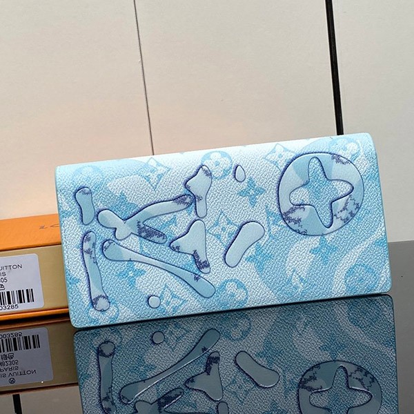 Louis Vuitton Replica Monogram Aqua Garden Brother Long Wallet M82306 Louis Vuitton Replica Monogram Aqua Garden Brother Long Wallet M82306