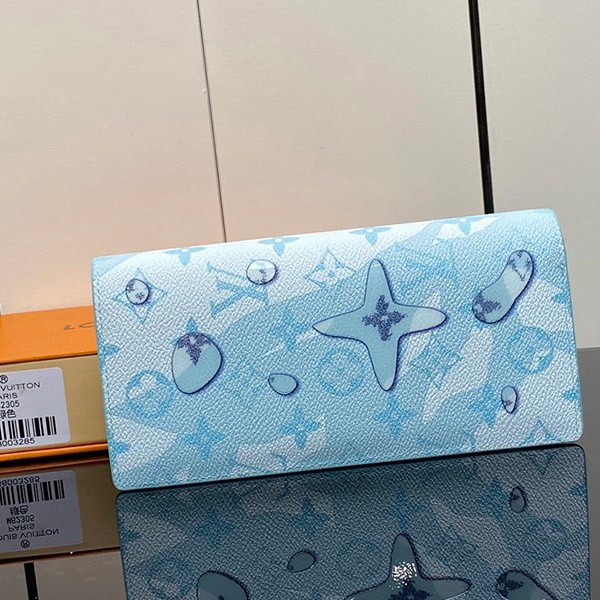 Louis Vuitton Replica Monogram Aqua Garden Brother Long Wallet M82306