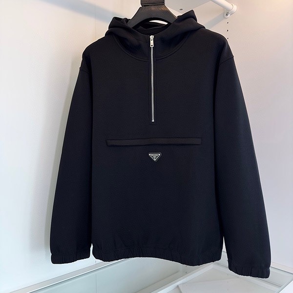 Prada oversized hoodie replica with logo Kuy43868 Prada oversized hoodie replica with logo Kuy43868